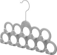 🧣 whitmor scarf hanger with hooks - flocked design логотип