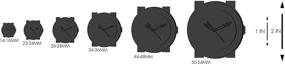 img 1 attached to 🕒 DC Comics Boys' Analog Quartz Watch with Plastic Strap, Multi-Color, 0.7 (Model: BAT4100)