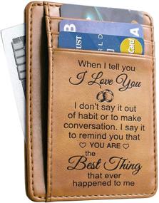 img 4 attached to Ultimate Wallet Holder: The Perfect Boyfriend's/Husband's Companion