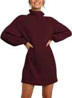 👚 logene oversized turtleneck sweater in jiaotang m - women's clothing - shop now! logo