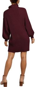 img 1 attached to 👚 LOGENE Oversized Turtleneck Sweater in Jiaotang M - Women's Clothing - Shop Now!