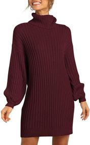 img 3 attached to 👚 LOGENE Oversized Turtleneck Sweater in Jiaotang M - Women's Clothing - Shop Now!