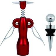 🍷 premium wing corkscrew wine opener with stopper - ideal for home, kitchen, restaurant, party and gifting (model b) логотип