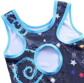 img 1 attached to TFJH Leotard Gymnastic 🤸 Apparel for Active Girls' Training Clothing