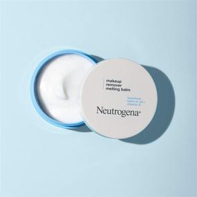 img 3 attached to 🏻 Neutrogena Makeup Remover Melting Balm: Nourishing Balm-to-Oil formula with Vitamin E, Gentle Makeup Remover for Eyes, Lips and Face, Travel-Friendly 2.0 oz