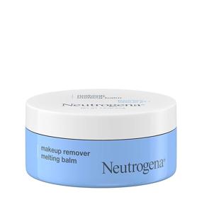 img 4 attached to 🏻 Neutrogena Makeup Remover Melting Balm: Nourishing Balm-to-Oil formula with Vitamin E, Gentle Makeup Remover for Eyes, Lips and Face, Travel-Friendly 2.0 oz