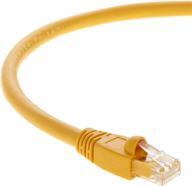 installerparts yellow ethernet cable cat6a cable utp booted 1 ft - professional series - high-speed internet cable for 10gigabit/sec network logo