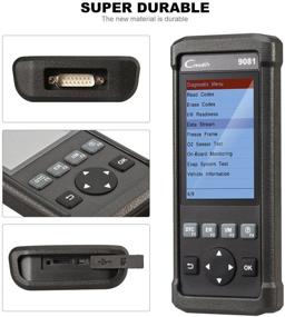 img 2 attached to 🔍 LAUNCH Creader 9081 OBD2 Scanner Code Reader with Advanced Diagnostic Functions: ABS Bleeding, Oil Reset, SAS TPMS, DPF BMS Reset, Throttle Matching, Tooth Learning, Anti-Theft Matching, Injector Programming