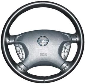 img 2 attached to Wheelskins Genuine Leather Steering Cover Size