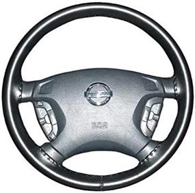 img 1 attached to Wheelskins Genuine Leather Steering Cover Size