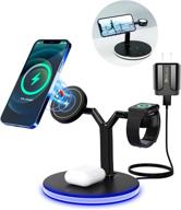 magnetic wireless charging station qi certified logo