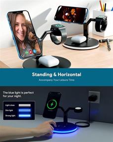 img 2 attached to Magnetic Wireless Charging Station Qi Certified