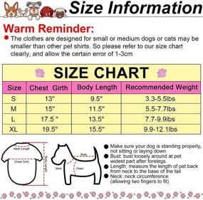 img 3 attached to Cozy and Cute: 6-Piece Dog Sweater Set for Small Dogs, Puppies, Kittens, and Cats