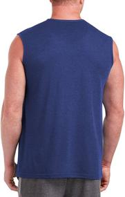 img 1 attached to Premium Performance Cotton Muscle Shirts for Men - Amazon Essentials