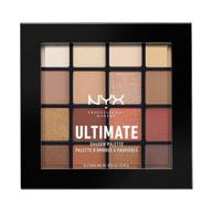 nyx professional makeup ultimate 🎨 shadow palette: enhanced warm neutrals eyeshadow palette logo