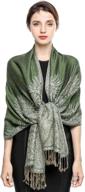 🧣 pashmina reversible paisley blanket scarves: exquisite women's accessories in scarves & wraps logo