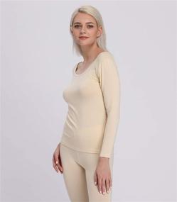 img 1 attached to Liang Rou Womens Thermal Underwear Women's Clothing in Lingerie, Sleep & Lounge