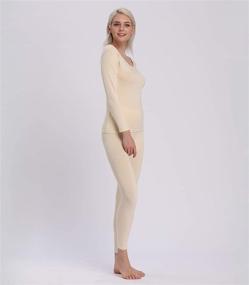 img 3 attached to Liang Rou Womens Thermal Underwear Women's Clothing in Lingerie, Sleep & Lounge