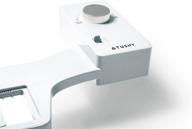 🚽 upgrade your bathroom experience with the tushy classic 2.0 bidet toilet seat attachment: modern sleek design, self cleaning nozzle, fresh clean water sprayer, non-electric, white/silver knob logo