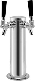 img 2 attached to Premium 2-Tap Chrome Kegco 3PSTCK2-NT Kegerator Kit: Enhance Your Home Bar Experience!