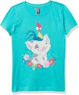 🌺 disney moana tropical tahiti girls' clothing with buddies logo