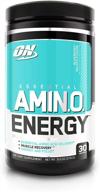 🍹 optimum nutrition amino energy - blueberry mojito pre workout powder with green tea, bcaa, amino acids, keto friendly, green coffee extract - 30 servings logo