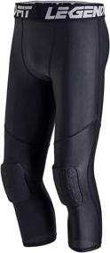 img 4 attached to 🏀 Enhance Performance with LEGENDFIT Basketball Compression Athletic Leggings - Boys' Clothing