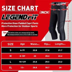 img 2 attached to 🏀 Enhance Performance with LEGENDFIT Basketball Compression Athletic Leggings - Boys' Clothing