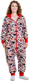 img 1 attached to 🎄 Tipsy Elves Meowy Cozy Ugly Christmas Sweater Jumpsuit for Men and Women - Crazy Cat Person