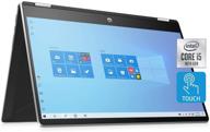 💻 2020 ноутбук hp pavilion 15.6-дюймовый 2-в-1 с экраном hd touchscreen, процессором intel core i5-10210u, 8 гб оперативной памяти ddr4, 512 гб ssd m.2 и операционной системой windows 10 логотип