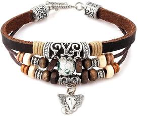 img 1 attached to CLY Jewelry Multi Layer Bracelet Elephant