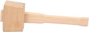 img 1 attached to 🔨 Lesix Wooden Mallet Carpenter Woodworking: Craftsmanship and Precision