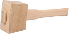 img 2 attached to 🔨 Lesix Wooden Mallet Carpenter Woodworking: Craftsmanship and Precision