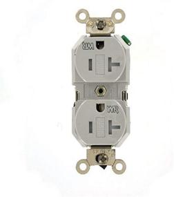 img 1 attached to Leviton TWR20 GY Receptacle Resistant Industrial
