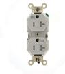 leviton twr20 gy receptacle resistant industrial logo