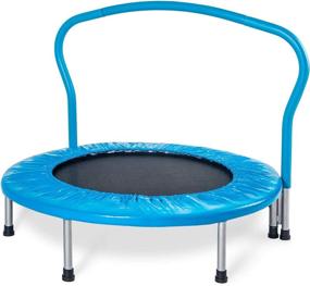 img 4 attached to 🤸 Merax 36-Inch Kids Trampoline: Foldable Bungee Rebounder for Fun & Fitness - Indoor/Outdoor Play & Exercise, Ages 3-10