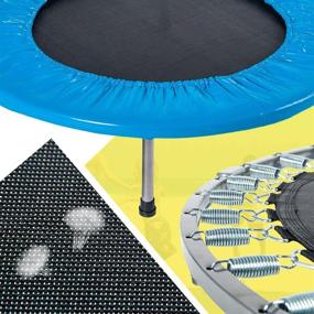 img 1 attached to 🤸 Merax 36-Inch Kids Trampoline: Foldable Bungee Rebounder for Fun & Fitness - Indoor/Outdoor Play & Exercise, Ages 3-10