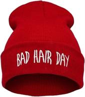 🎩 joyci winter unisex hip hop beanie hat for men and women to achieve an effortlessly cool look on bad hair days logo