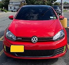 img 2 attached to 🚗 Кронштейн крепления номерного знака для Volkswagen MK7 Golf GTi 2015-2019 на бампере с крюком для буксировки от TrunkNets Inc