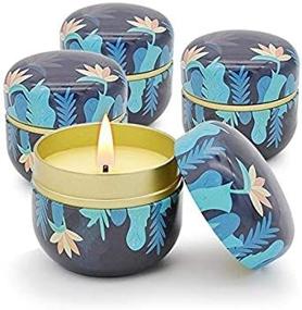 img 1 attached to 4-Pack Citronella Candles for Outdoor and Indoor Use – 4.5Oz Natural Soy Wax Candles Infused with Citronella Oil for Patio, Yard, and Home – Perfect Summer Gift