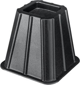 img 2 attached to 🛏️ Starplast Square Bed Risers with Average Height - Product 53-317
