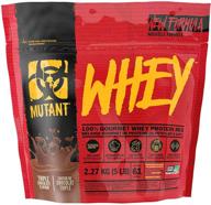 🍫 mutant whey protein powder – gourmet taste, 100% whey, 22g protein, 10.4g eaas, 5g bcaas, fast absorption, easy digestion, 5lbs – triple chocolate logo