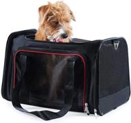 🐾 airline approved soft-sided pet travel carrier - fastingdog small dog & cat carrier - portable carrier for small dogs, cats, and puppies (up to 9lbs) logo