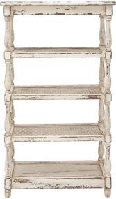 img 1 attached to Deco 79 44419 Distressed Bookshelf