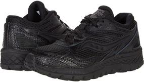 img 1 attached to Saucony Cohesion Running Black Unisex Girls' Shoes in Athletic