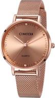 comtex watches analogue display fashion logo