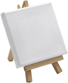 img 3 attached to MD Trade 12-Pack Mini Canvas Panels Set for Painting Craft Drawing, 4x4 Inch