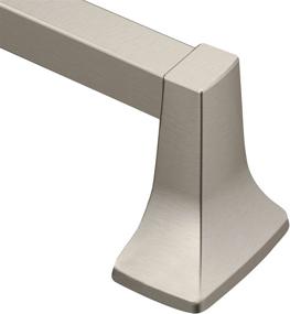 img 1 attached to 🧺 Moen P5124BN Donner Modern 24 inch Towel Bar, Brushed Nickel