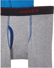 img 1 attached to Мальчики Hanes Comfort Flex Fit Sport Ringer Trunks: оптимальная поддержка и стиль, с несколькими вариантами упаковки