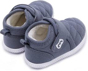 img 1 attached to 👟 Winter Walking Sneakers for Infant and Toddler Boys